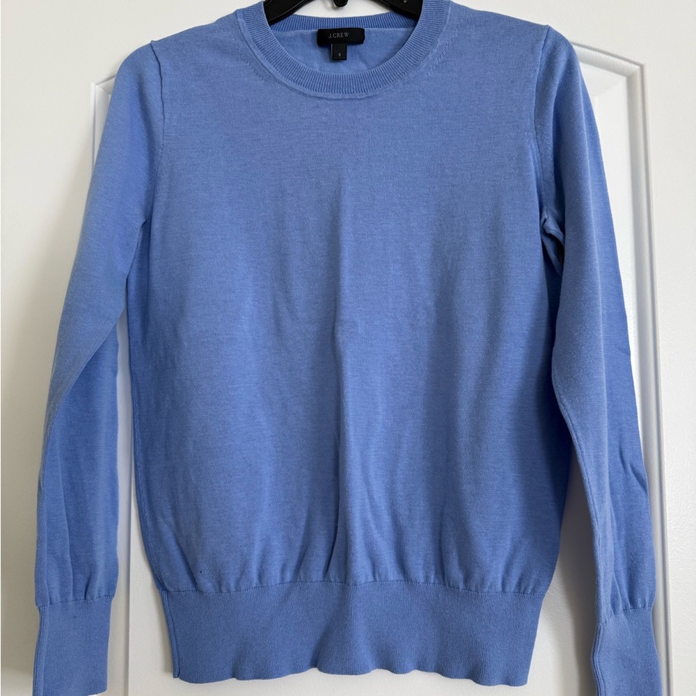 J. Crew Light Blue Crewneck Sweater